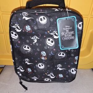 Disney Tim Burton The Nightmare Before Christmas Lunchbox Bag - Black